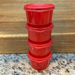 Tupperware Snack Cups Set of 4